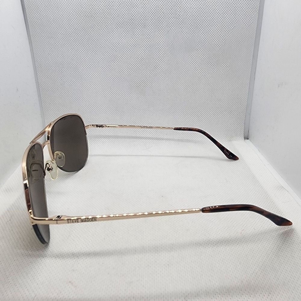Steve Madden Gold & Tortoiseshell Aviator Sunglasses - Picture 10 of 12